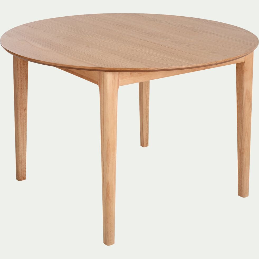 Table de repas extensible en bois - bois clair (4 à 6 places)-AZTAKA