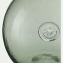 Vase boule en verre h25cm - vert-BIANDEL