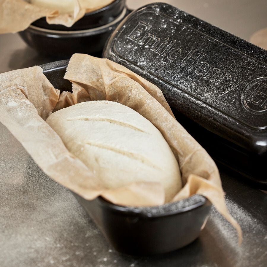 Moule à pain de campagne en céramique - noir-EMILE HENRY