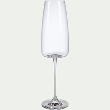 Flûte à champagne en cristallin 34cl - transparent-LORD