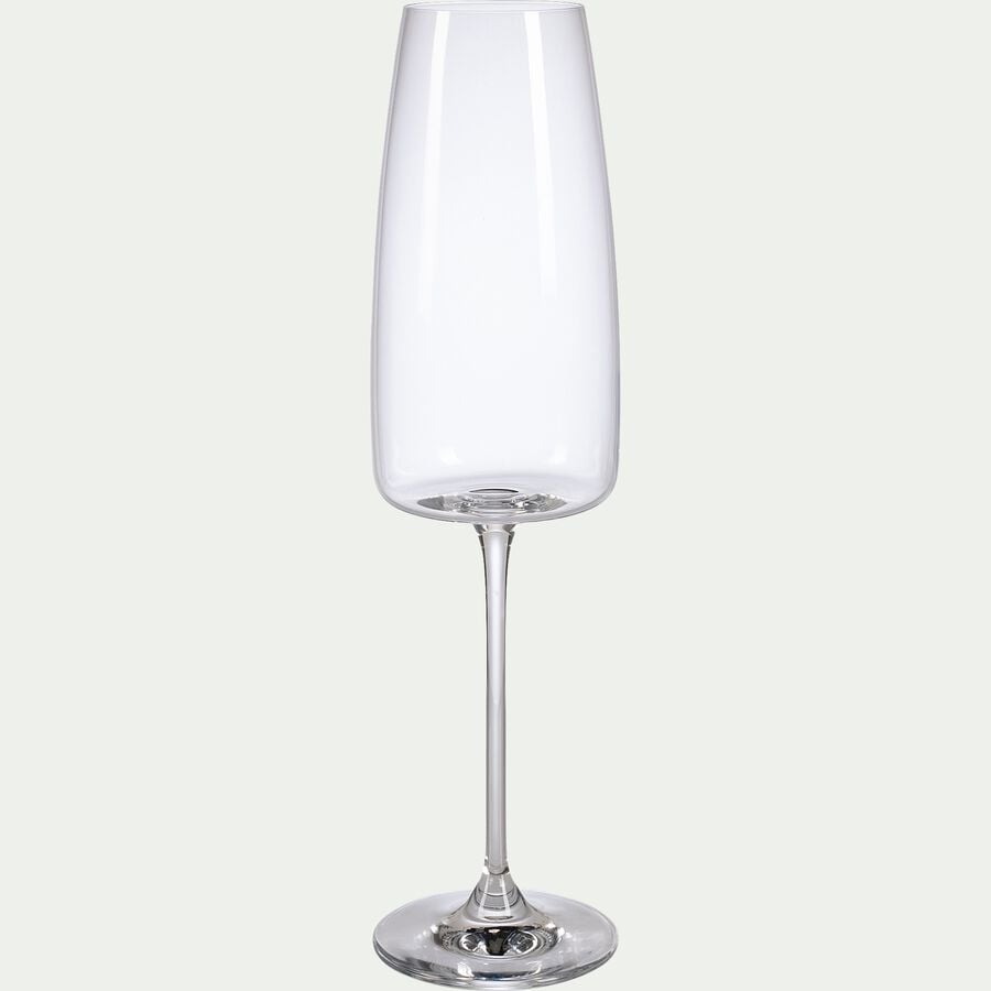 Flûte à champagne en cristallin 34cl - transparent-LORD