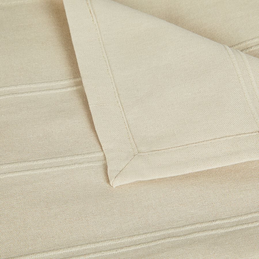 Couvre-lit tissé en coton 180x230cm - beige roucas-BELCODENE