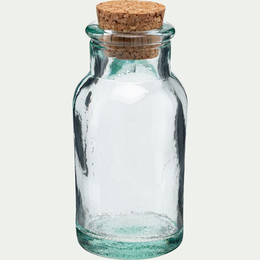 Bocal en verre recyclé 9cl - transparent-AQUA