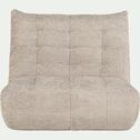 Canapé 2 places en tissu chenille - beige roucas-SCALO