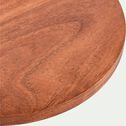 Dessous de plat en bois d'acacia D20cm - marron-LAUSSO