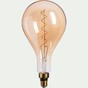 Ampoule LED déco géante ambre D16cm culot E27-GOUTTE