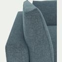 Canapé d'angle gauche en tissu tramé - bleu calabrun-AUDES