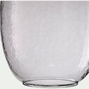 Suspension électrifiée en verre H35cm - transparent-ALISE