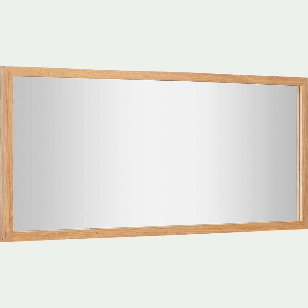 Miroir en bois de chêne - naturel 40x100cm-EMBRUN