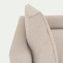 Canapé droit 5 places en tissu joint  - beige alpilles-AUDES