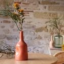 Vase soliflore en terre cuite H24cm - orange brûlée-ADEL