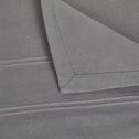 Couvre-lit tissé en coton 180x230cm - gris borie-BELCODENE