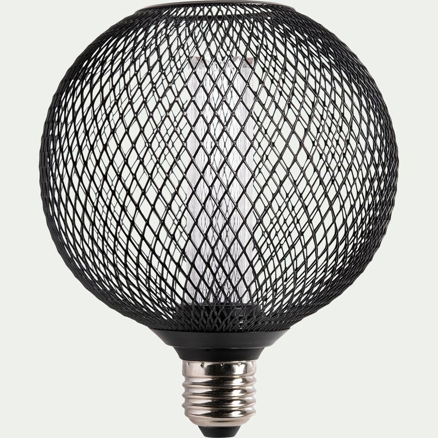 Ampoule LED globe culot E27 - noir-BETTY