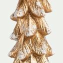 Sapin décoratif à poser en résine H20,3cm - doré-PREILLE