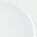 Assiette plate en faïence D28cm - blanc ventoux-SELMA