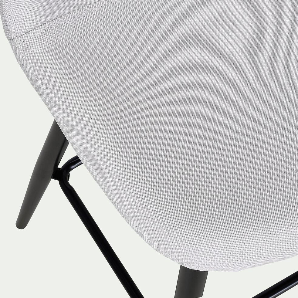 Chaise de bar - gris borie H75cm-LOANA