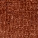 Pouf en tissu chenille - brun rustrel-SCALO