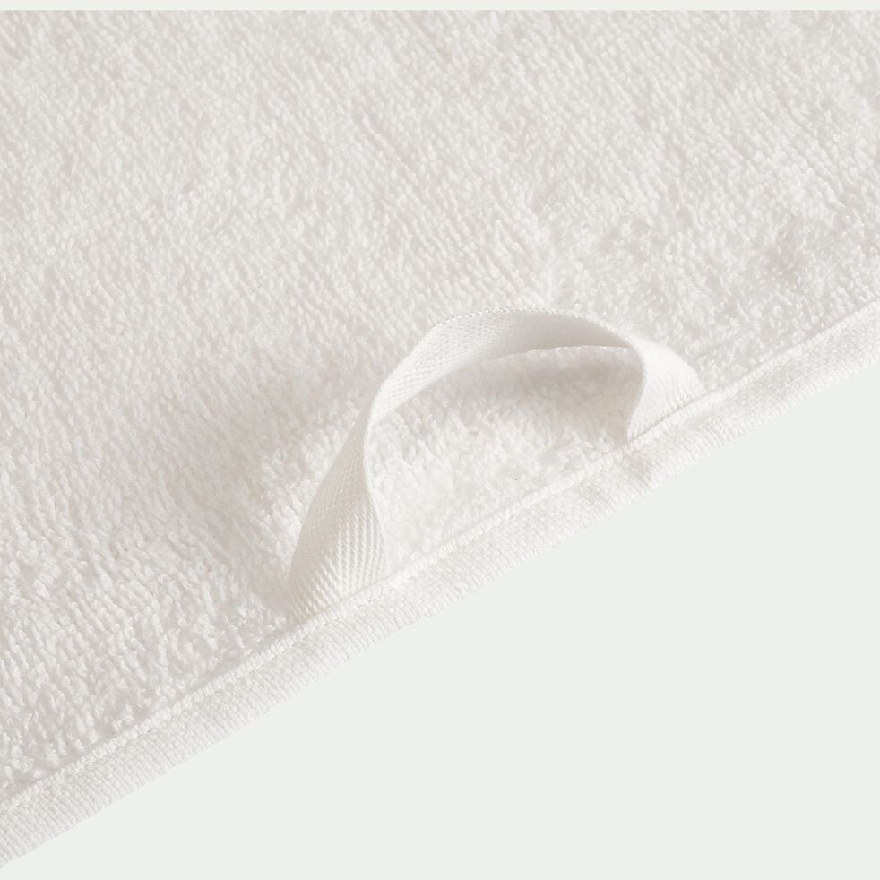 Serviette de toilette en coton 50x100cm - blanc ventoux-RHODES