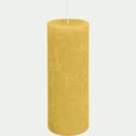 Bougie cylindrique - beige nèfle H19cm-BEJAIA