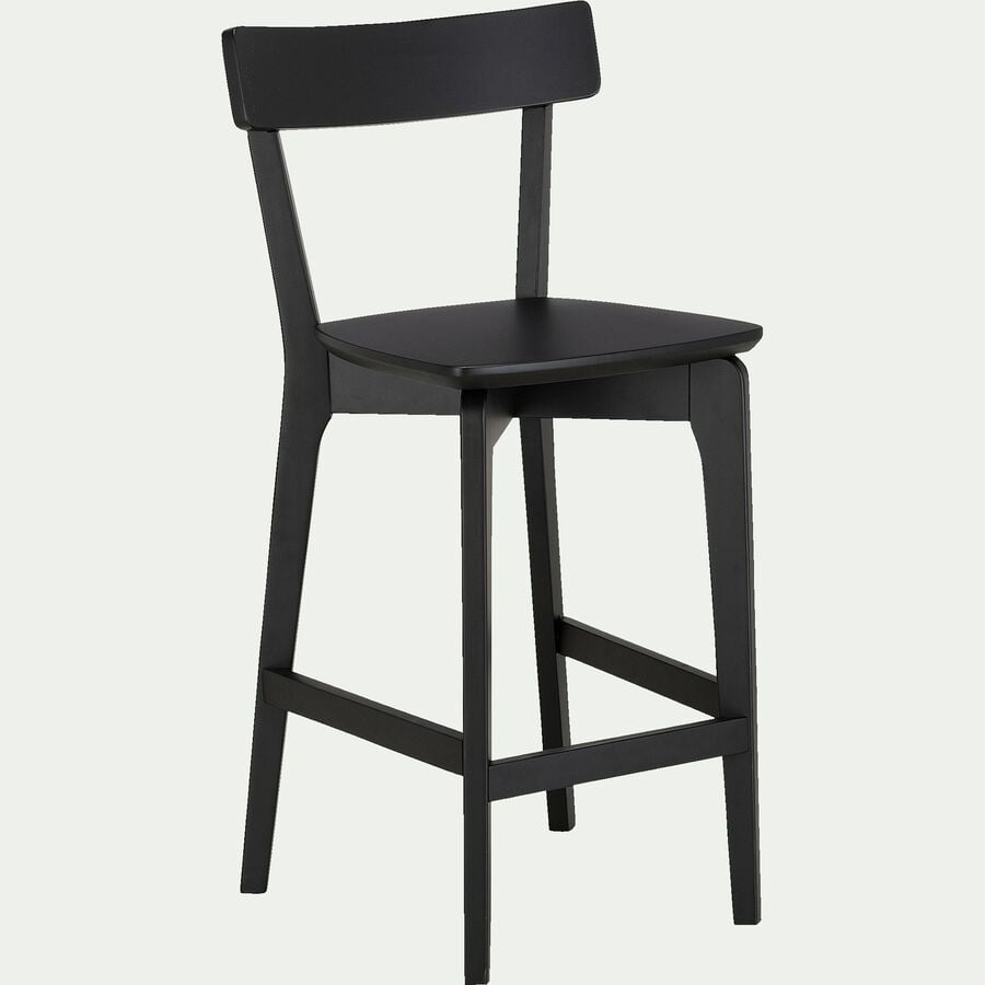 Chaise de bar H65cm - noir-SUZIE