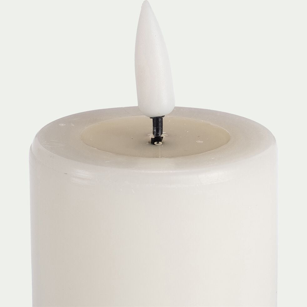 Bougie à LED D5XH12,5cm - blanc-ARLANO