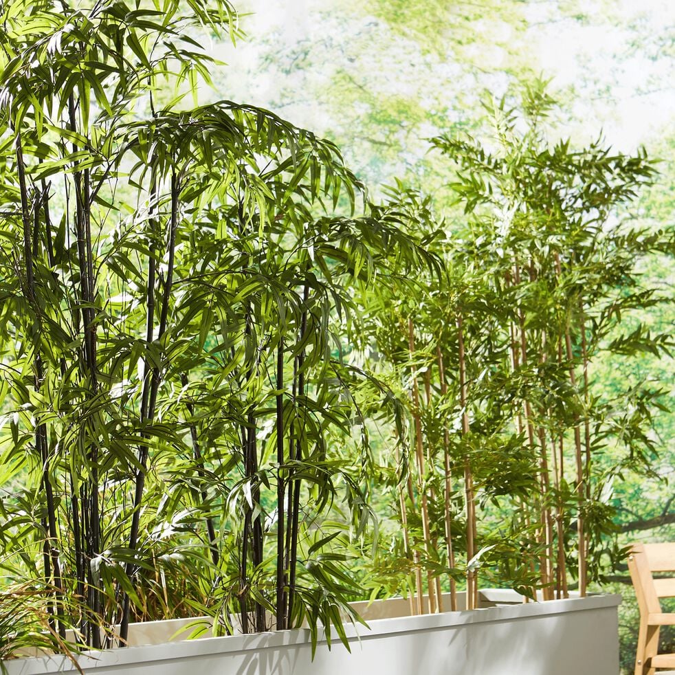 Plante artificielle bambou - vert H120cm - BAMBOU - plante artificielle -  alinea
