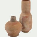 Vase décoratif en terre cuite H24cm - terracotta-CALADA