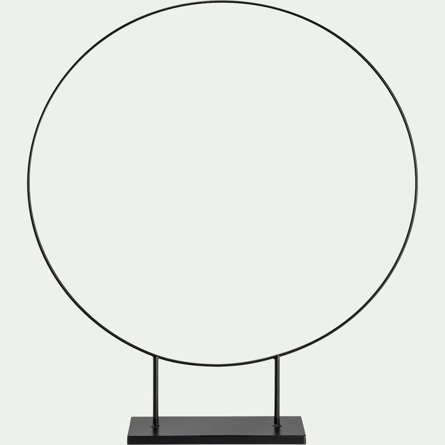 Cercle à décorer en acier  D57,5cm - noir-FAYAN