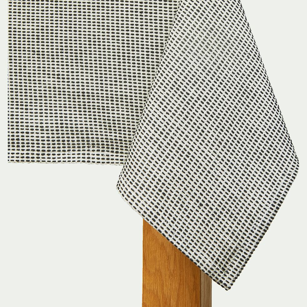 Download Nappe De Table En Coton Blanc Et Noir 170x250cm Nova For iPhone Wallpaper Nappe De Table En Coton Blanc Et Noir 170x250cm Nova Free