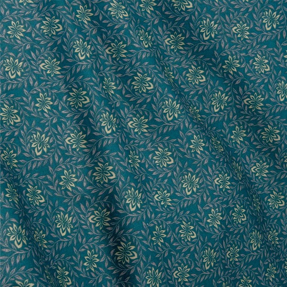 Housse de couette en satin de coton 240x220cm - motifs jasmin-SOUN