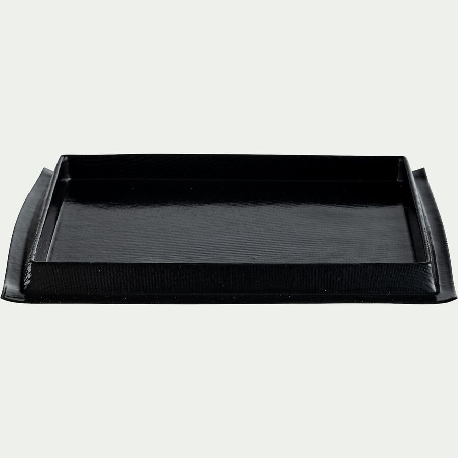 Plaque à génoise en fibre de verre et silicone 17,8x24,5cm - noir-FLEXIPAN