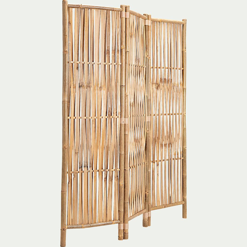 Paravent 3 volets en bambou L139xH160 DRISS chambre Paravent 3 volets en bambou L139xH160 DRISS chambre