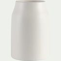 Vase simple en céramique - blanc ventoux H24cm-LOZA