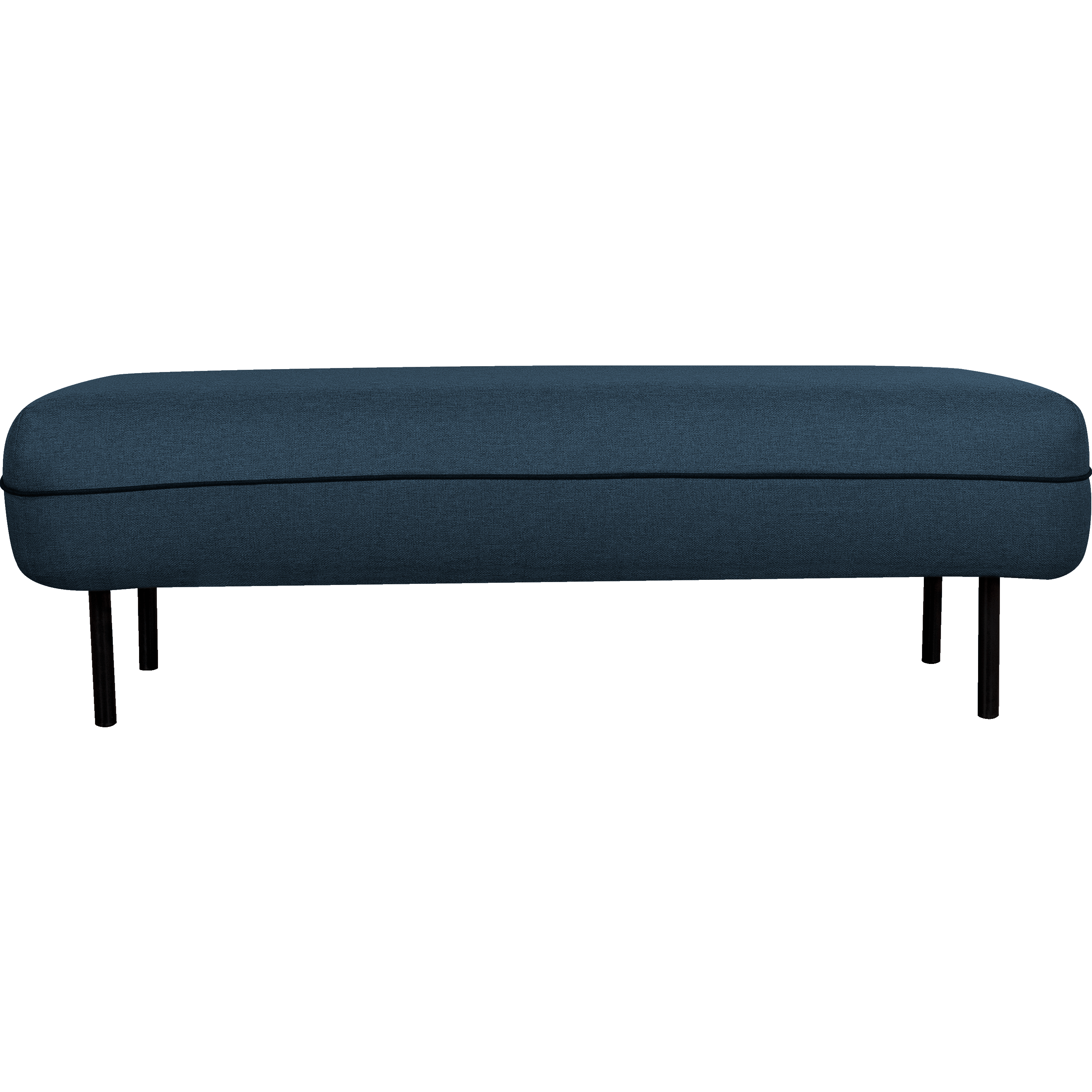 Saou - pouf en tissu bleu figuerolles