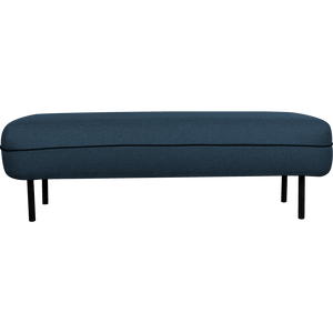 Saou - pouf en tissu bleu figuerolles