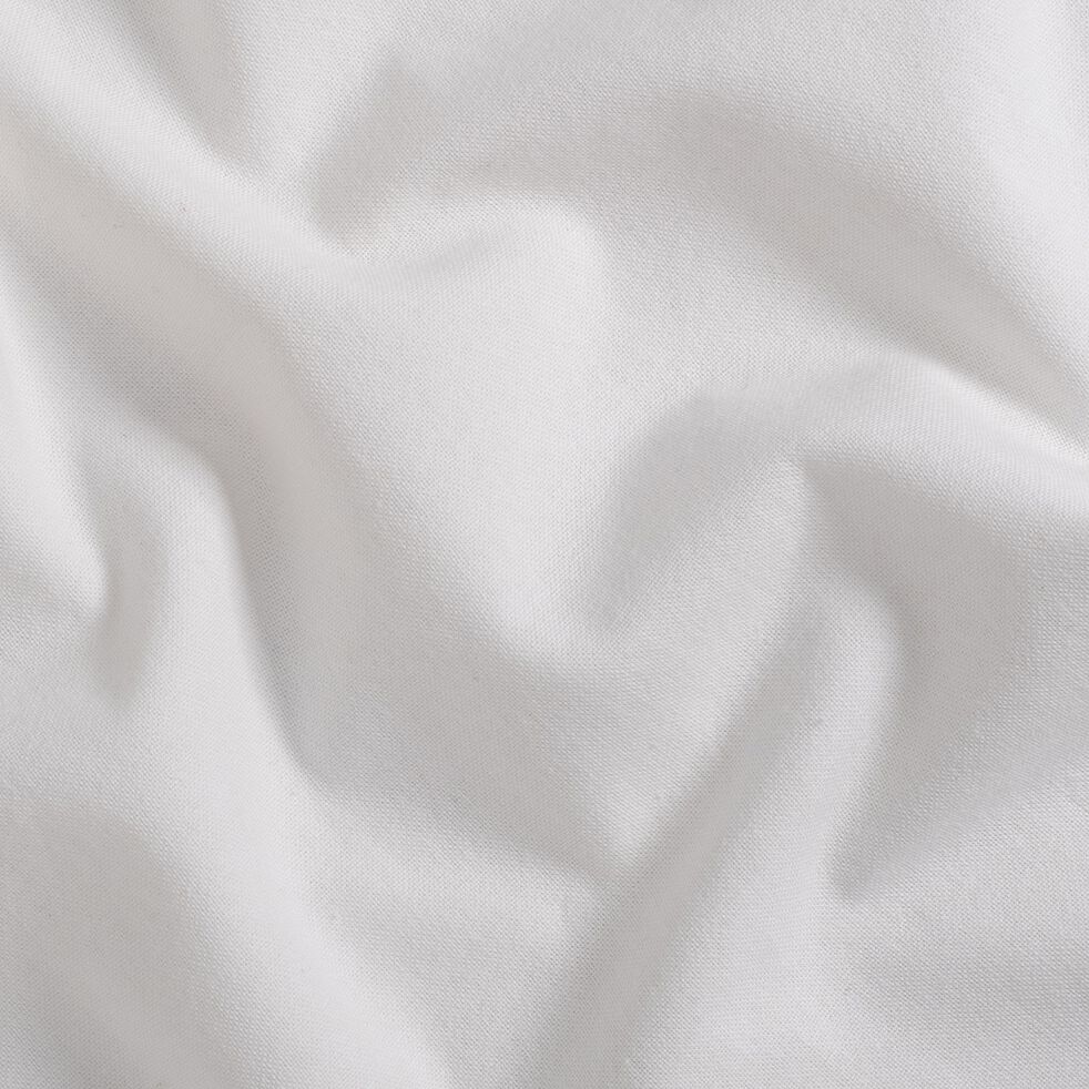 Nappe unie en coton lavé 150x150cm - blanc-ARUM