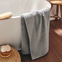 Drap de bain en coton peigné - gris restanque 100x150cm-AZUR