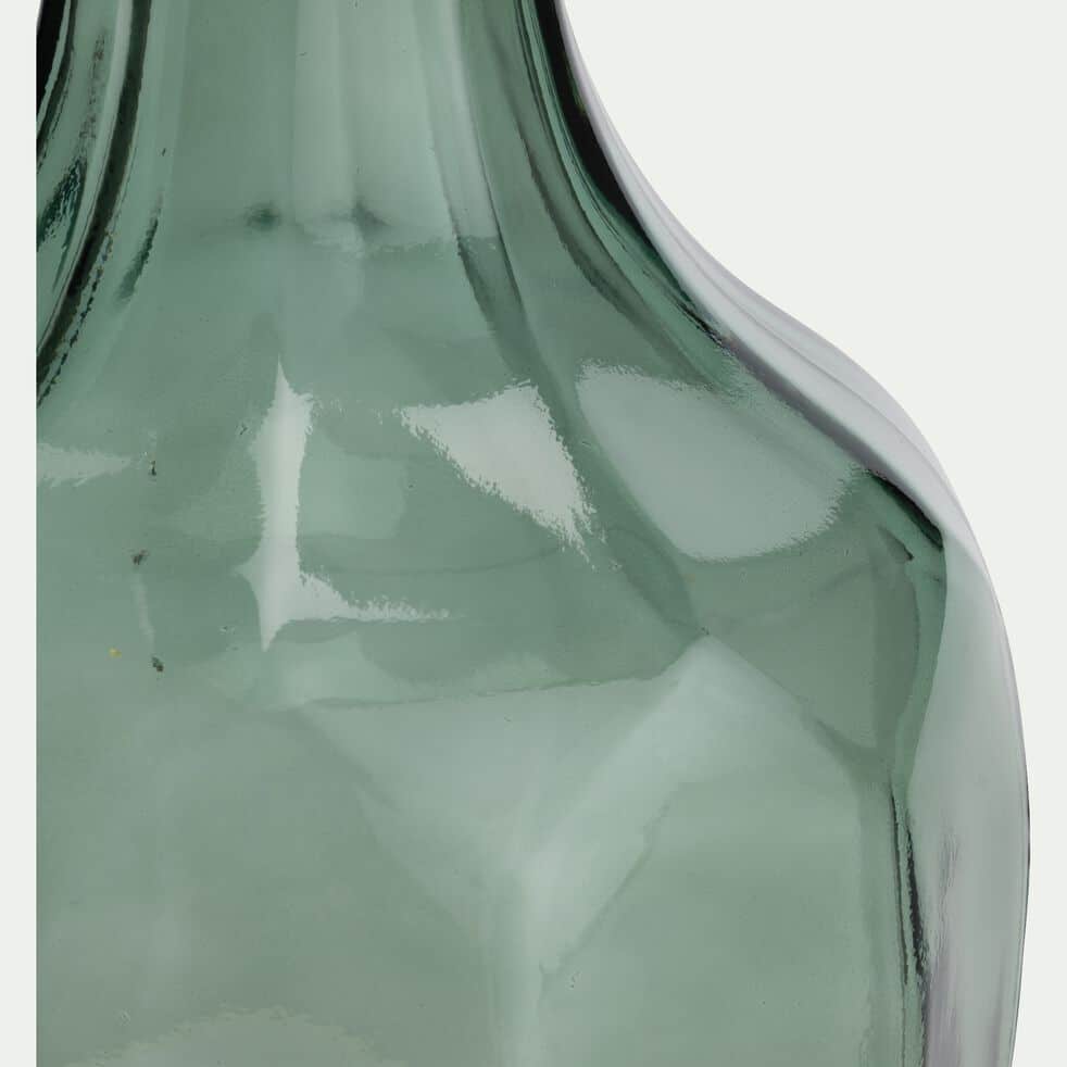 Vase classique en verre recyclé H30cm - transparent-BIRGU