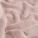 Drap de bain en bouclettes de coton bio - rose rosa 90x150cm-COLINE