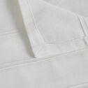 Couvre-lit tissé en coton  230x250cm - blanc ventoux-BELCODENE