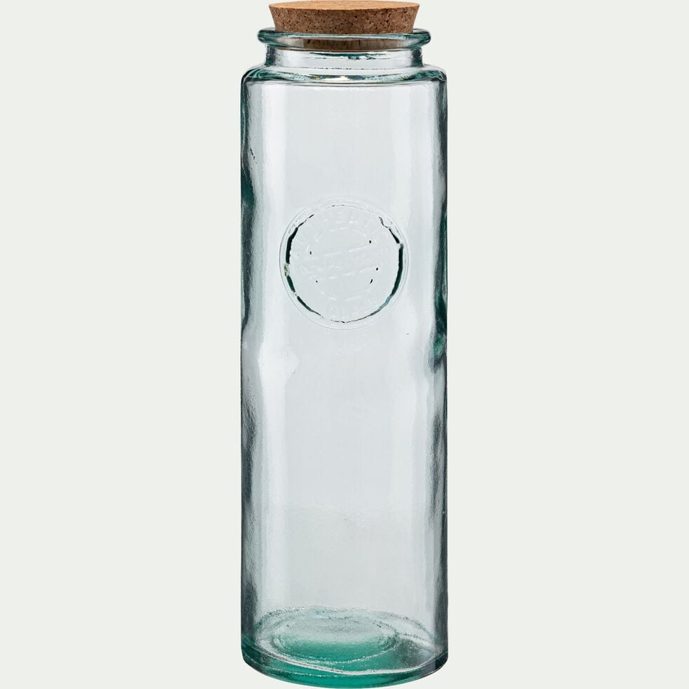 Bocal en verre recyclé 1,8L - transparent-AQUA