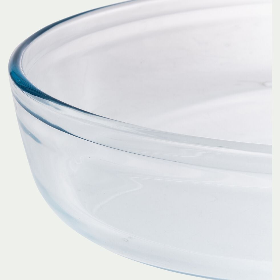 Plat ovale en verre borosilicate 39x27cm-AZET