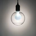 Ampoule LED globe double verre D14,5cm culot E27 - blanc-TWO