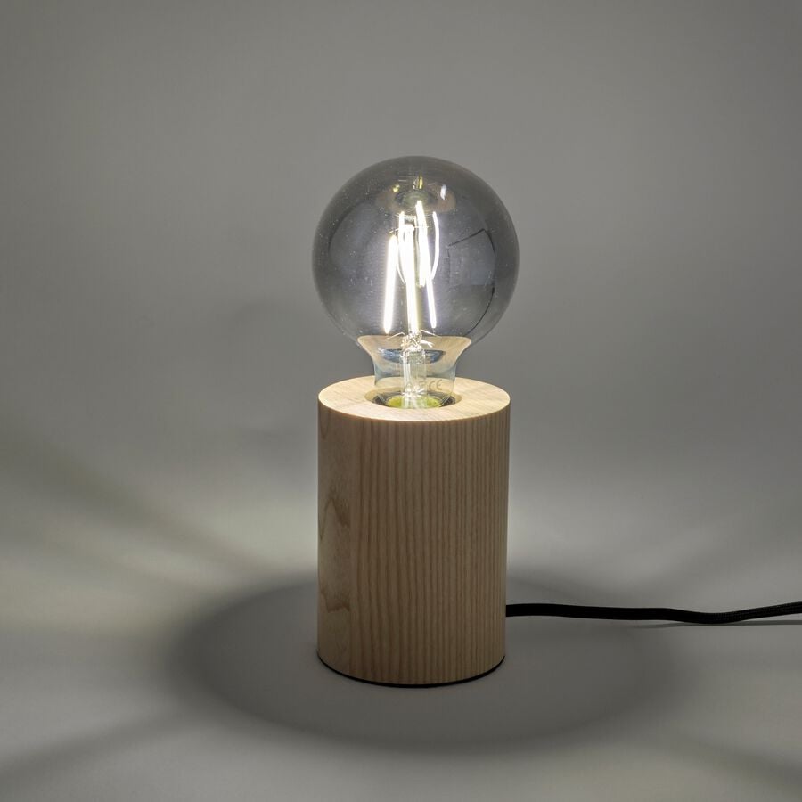 Ampoule LED globe 9,5cm culot E27 - gris-GLOBE