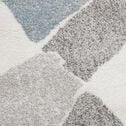 Tapis shaggy à motifs abstraits 120x170cm - gris-REKIA