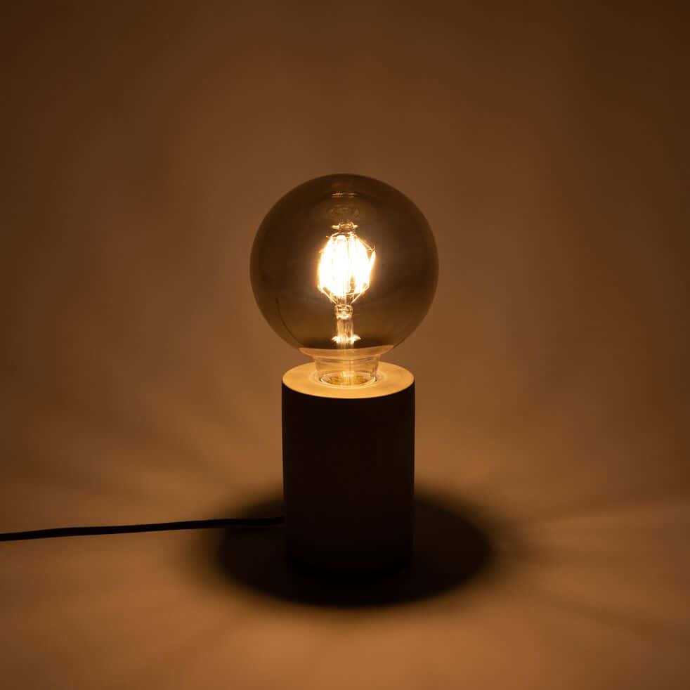 Ampoule LED décorative D9,5cm culot E27 - ambrée - GLOBE