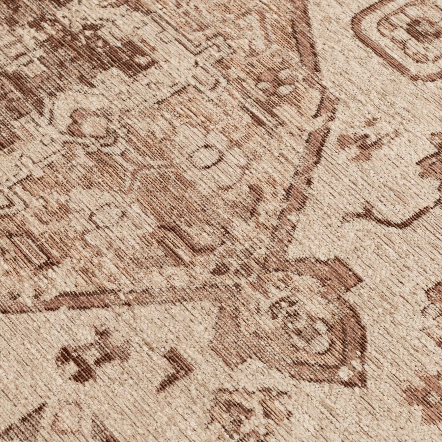 Tapis à motif oriental 160x230cm - marron-OURGA