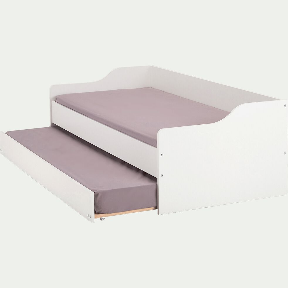 Lit gigogne 90x200cm - SIZERIN - 90x200 cm - lit 1 place ...