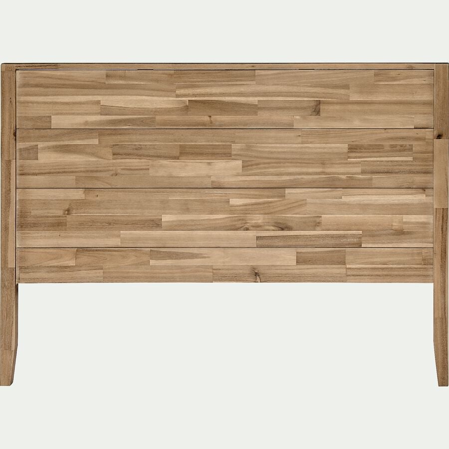 Tête de lit en bois d'acacia massif L170cm - bois foncé-GAIA