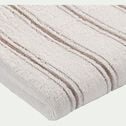 Lot de 2 serviettes invité en coton - blanc ventoux 30x50cm-ROMY
